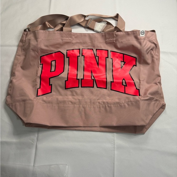 PINK Victoria's Secret Pink Tote Bag with Bold Branding - Picture 1 of 4
